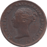 1843 HALF FARTHING ( GF ) 3 - Half Farthing - Cambridgeshire Coins