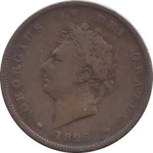 1826 PENNY ( FINE ) 2 - Penny - Cambridgeshire Coins