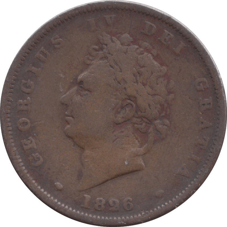 1826 PENNY ( FINE ) 2 - Penny - Cambridgeshire Coins