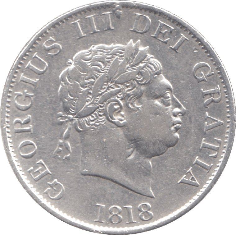 1818 HALFCROWN ( GVF ) 6
