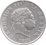 1818 HALFCROWN ( GVF ) 6