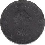1806 HALFPENNY ( VF )