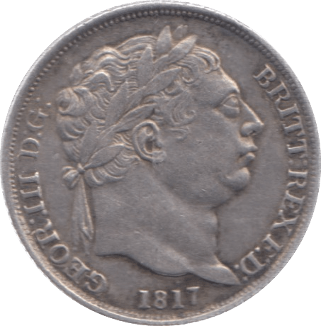 1817 SIXPENCE ( VF ) 6