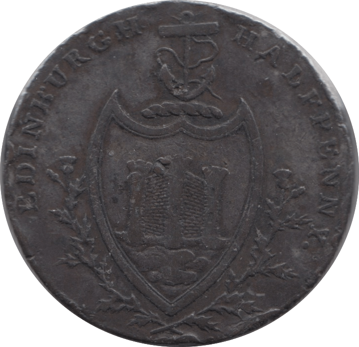 1792 HALFPENNY TOKEN EDINBURGH