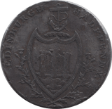 1792 HALFPENNY TOKEN EDINBURGH