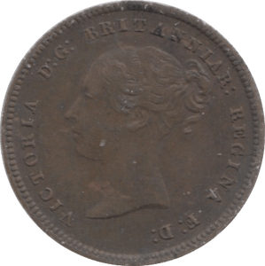 1844 HALF FARTHING ( EF ) 3 - Half Farthing - Cambridgeshire Coins