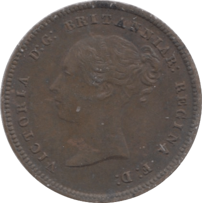 1844 HALF FARTHING ( EF ) 3 - Half Farthing - Cambridgeshire Coins