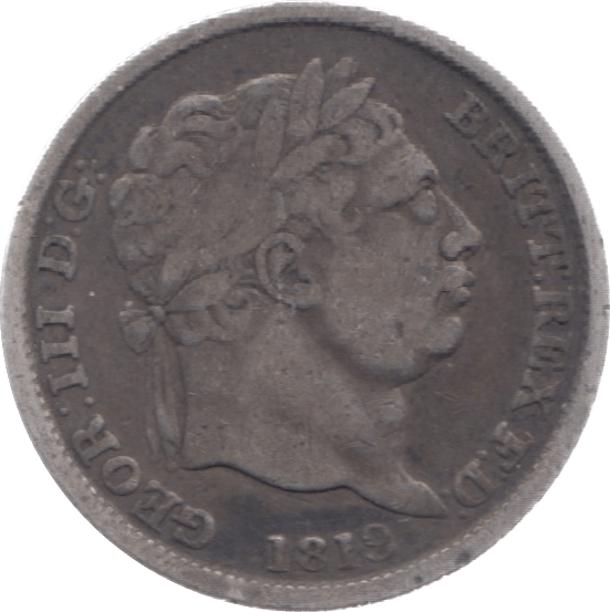 1819 SIXPENCE ( FINE ) 9