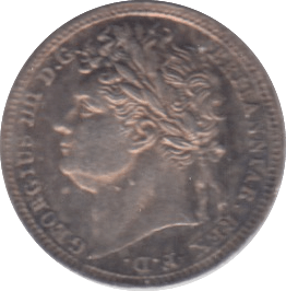 1827 MAUNDY ONE PENCE ( UNC ) - Maundy Coins - Cambridgeshire Coins