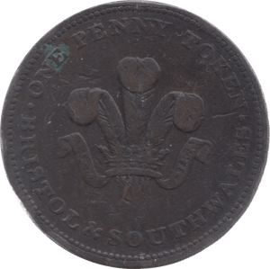 1811 PENNY TOKEN BRISTOL AND SOUTH WALES