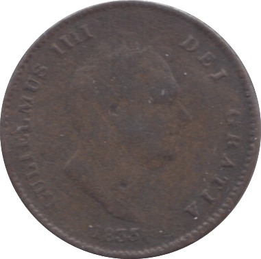 1835 ONE THIRD FARTHING ( FINE ) 9 - One Third Farthing - Cambridgeshire Coins