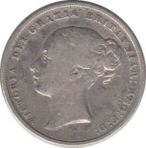 1853 SHILLING ( NF ) - SHILLING - Cambridgeshire Coins