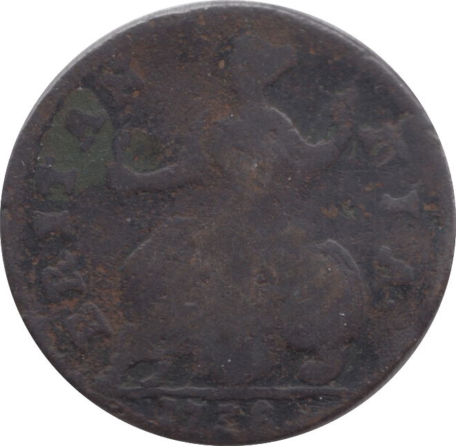 1738 HALF PENNY ( FAIR ) 3