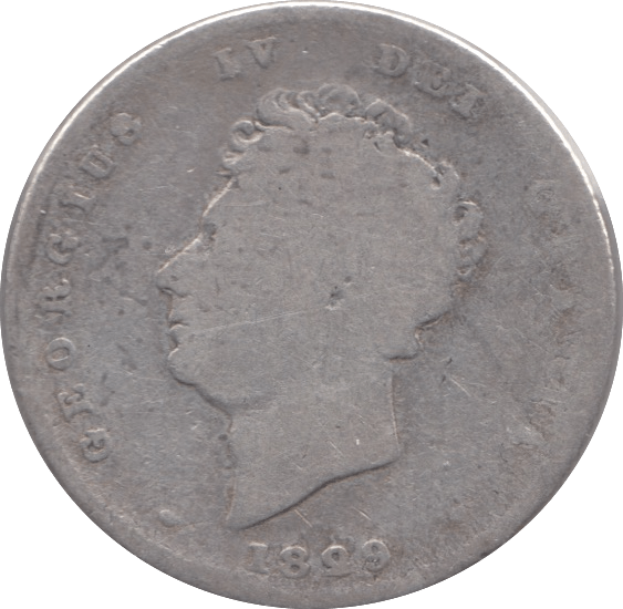 1829 SHILLING ( FAIR ) 4 - Shilling - Cambridgeshire Coins