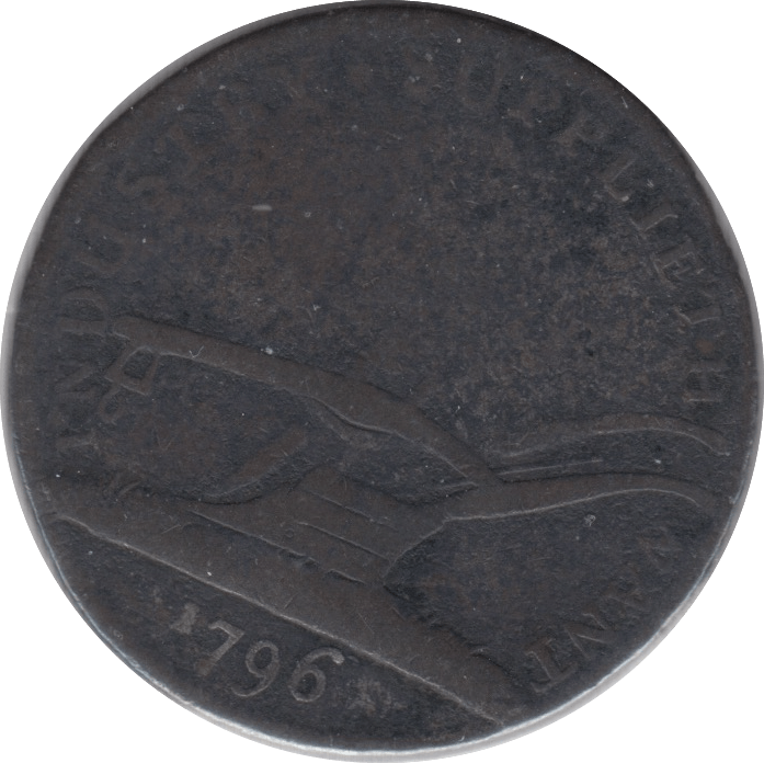 1791 HALF PENNY TOKEN MACCLESFIELD