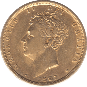 1827 GOLD SOVEREIGN ( GVF ) - Sovereign - Cambridgeshire Coins