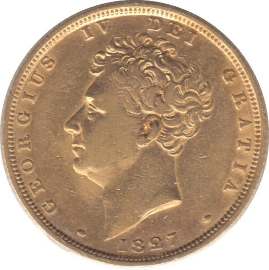 1827 GOLD SOVEREIGN ( GVF ) - Sovereign - Cambridgeshire Coins