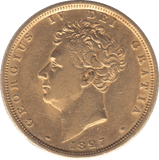 1827 GOLD SOVEREIGN ( GVF ) - Sovereign - Cambridgeshire Coins