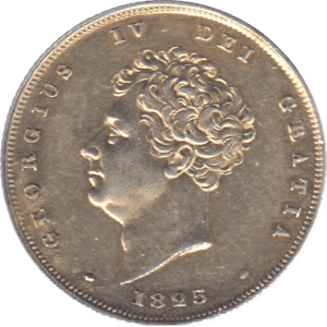 1825 SHILLING ( AUNC ) 9 GILTED - Shilling - Cambridgeshire Coins