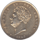 1825 SHILLING ( AUNC ) 9 GILTED - Shilling - Cambridgeshire Coins