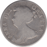 1709 HALFCROWN ( FAIR )