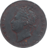 1826 HALFPENNY ( FINE ) - Halfpenny - Cambridgeshire Coins