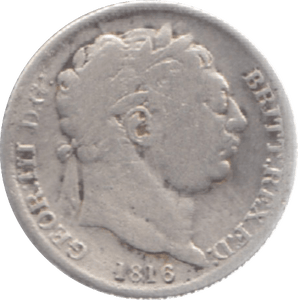 1816 SIXPENCE ( FAIR ) 9