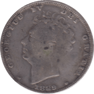 1829 SIXPENCE ( FINE ) 6 - Sixpence - Cambridgeshire Coins