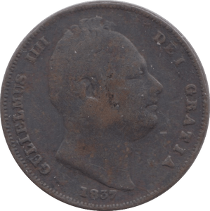 1837 FARTHING ( FAIR ) 2 - Farthing - Cambridgeshire Coins