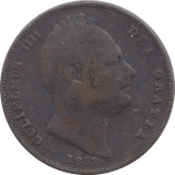 1837 FARTHING ( FAIR ) 2 - Farthing - Cambridgeshire Coins