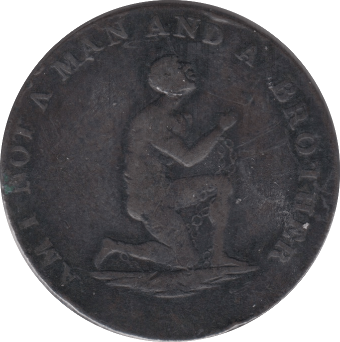 1787 - 1797 HALF PENNY CEASEMENT OF SLAVERY TOKEN