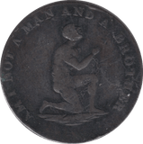 1787 - 1797 HALF PENNY CEASEMENT OF SLAVERY TOKEN