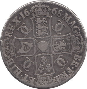 1668 CROWN ( FINE ) 1 CHARLES II