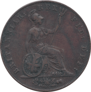 1826 HALFPENNY ( VF ) 2 - HALFPENNY - Cambridgeshire Coins