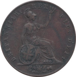 1826 HALFPENNY ( VF ) 2 - HALFPENNY - Cambridgeshire Coins