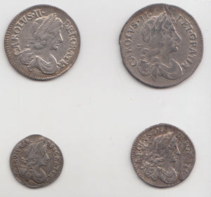 1679 MAUNDY SET GEORGE II