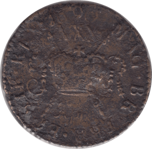 1690 GUN MONEY HALFCROWN IRELAND