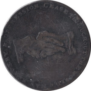 1787 - 1797 HALF PENNY CEASEMENT OF SLAVERY TOKEN