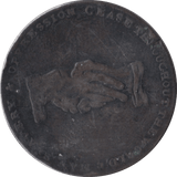 1787 - 1797 HALF PENNY CEASEMENT OF SLAVERY TOKEN