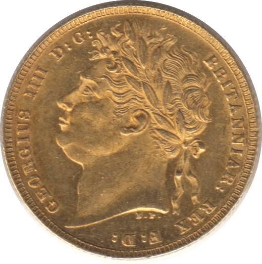 1821 GOLD SOVEREIGN ( UNC ) GEORGE IV