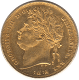 1821 GOLD SOVEREIGN ( UNC )
