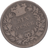 1834 SIXPENCE ( NF ) 8 - SIXPENCE - Cambridgeshire Coins