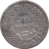 1844 SIXPENCE ( FAIR ) 8 - SIXPENCE - Cambridgeshire Coins