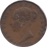 1853 HALFPENNY ( GF ) 2 - Halfpenny - Cambridgeshire Coins