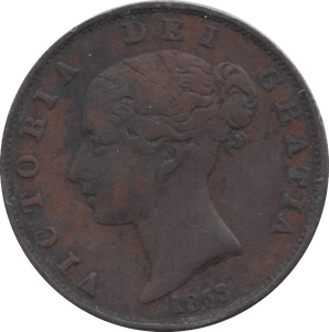 1853 HALFPENNY ( GF ) 2 - HALFPENNY - Cambridgeshire Coins