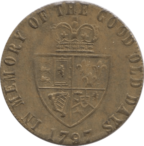 1797 GAMING TOKEN GEORGE III
