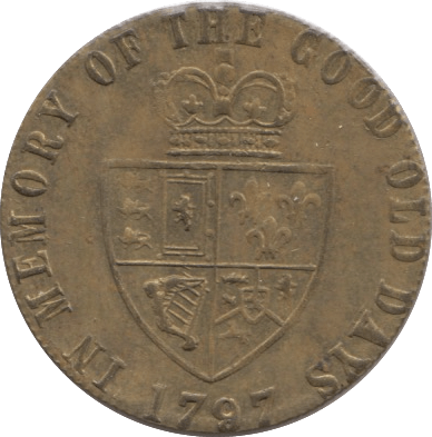 1797 GAMING TOKEN GEORGE III