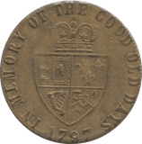 1797 GAMING TOKEN GEORGE III