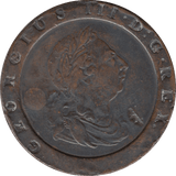 1797 TWOPENCE ( GF ) REF 10