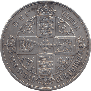 1853 FLORIN ( GVF ) - Florin - Cambridgeshire Coins